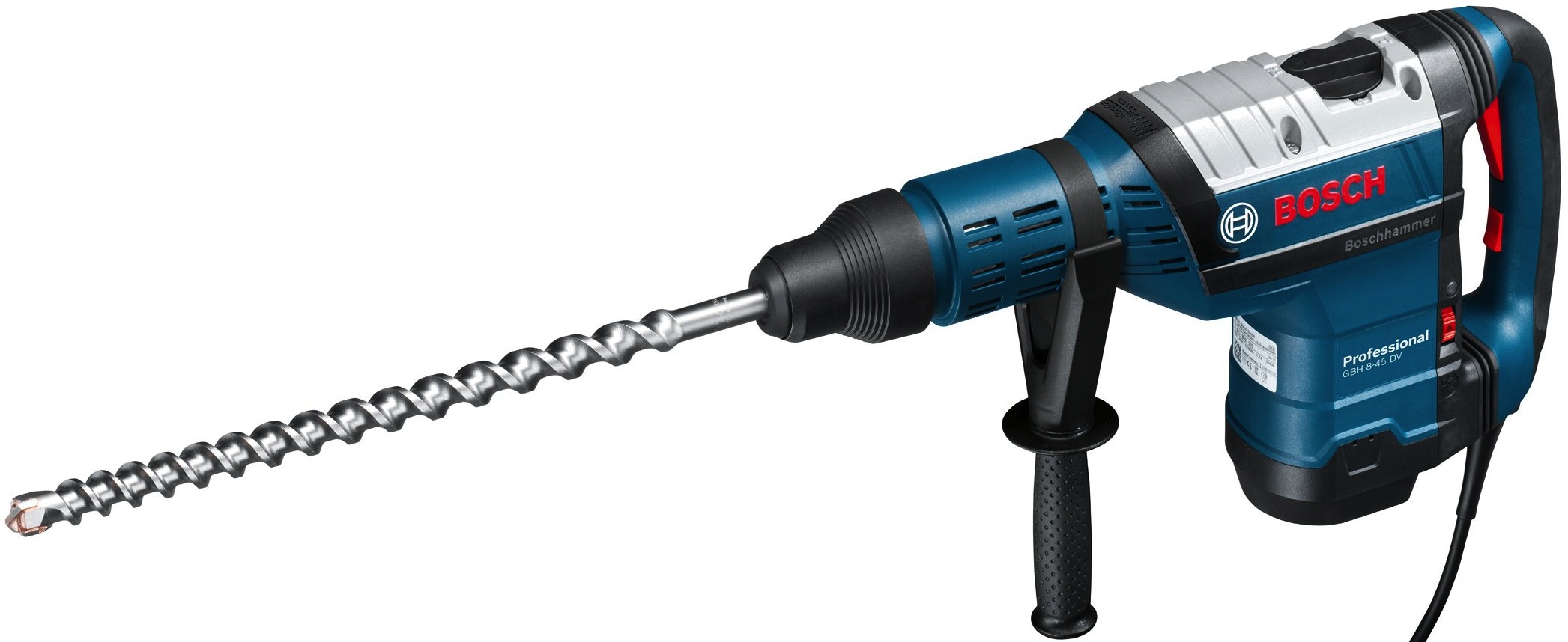 Bosch Rotary Hammer 305rpm, 2760bpm, 1500W, 8.9kh GBH8-45DV